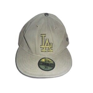Cap  LA MLB   Baseball   59FIFTY AT 50 Green  Fitted (7 5/8  Size)
